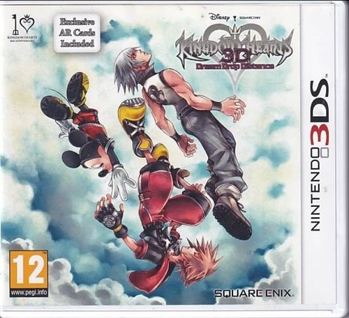 Kingdom Hearts 3D - Dream drop Distance - Nintendo 3DS Spil (B Grade) (Genbrug)